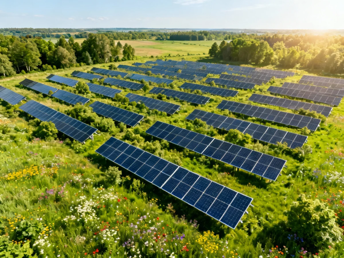 Impact écologique positif énergie solaire